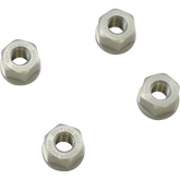 DRIVEN RACING Aluminum Sprocket Nuts - Silver - M8 x 1.25 DSN-02-SL
